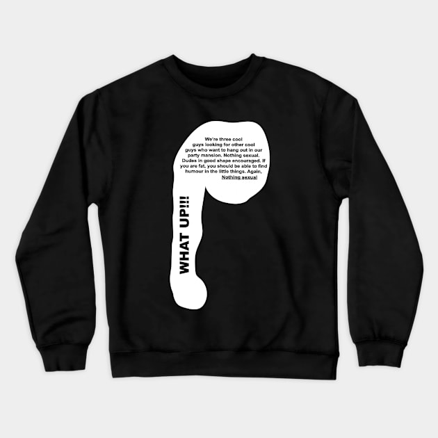 Bicep party mansion flyer - it's always sunny in philadelphia Crewneck Sweatshirt by ktmthrs